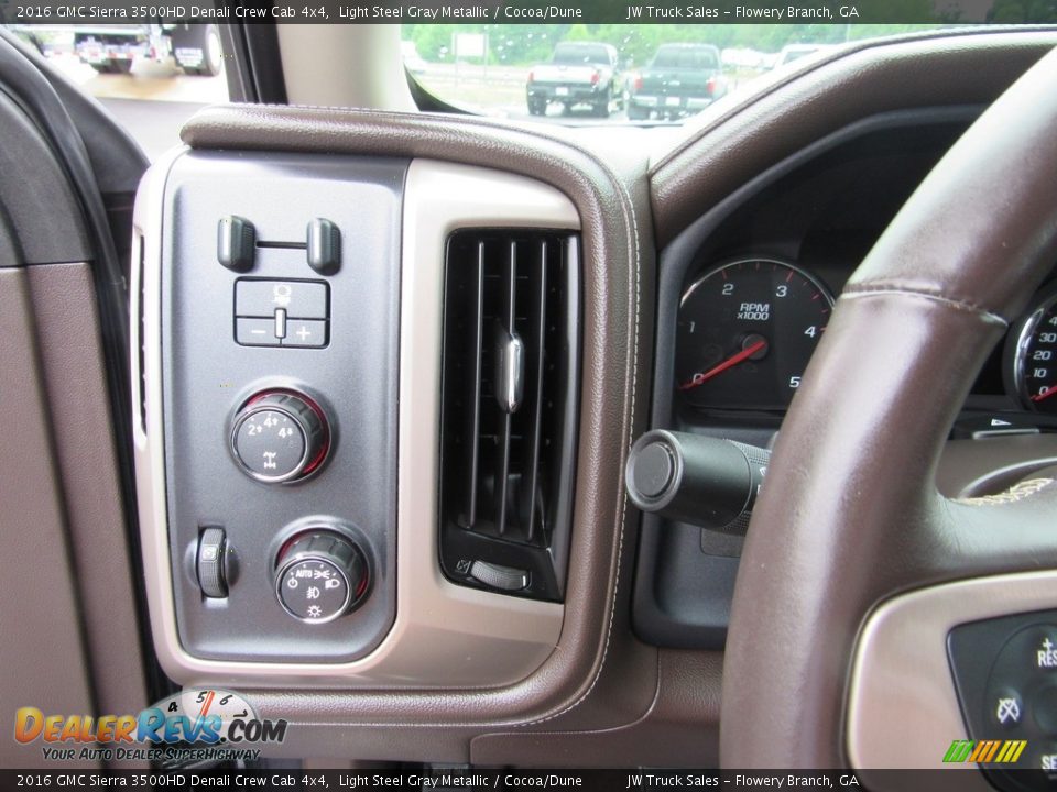 Controls of 2016 GMC Sierra 3500HD Denali Crew Cab 4x4 Photo #21