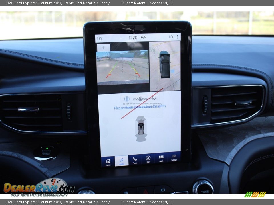 2020 Ford Explorer Platinum 4WD Rapid Red Metallic / Ebony Photo #19