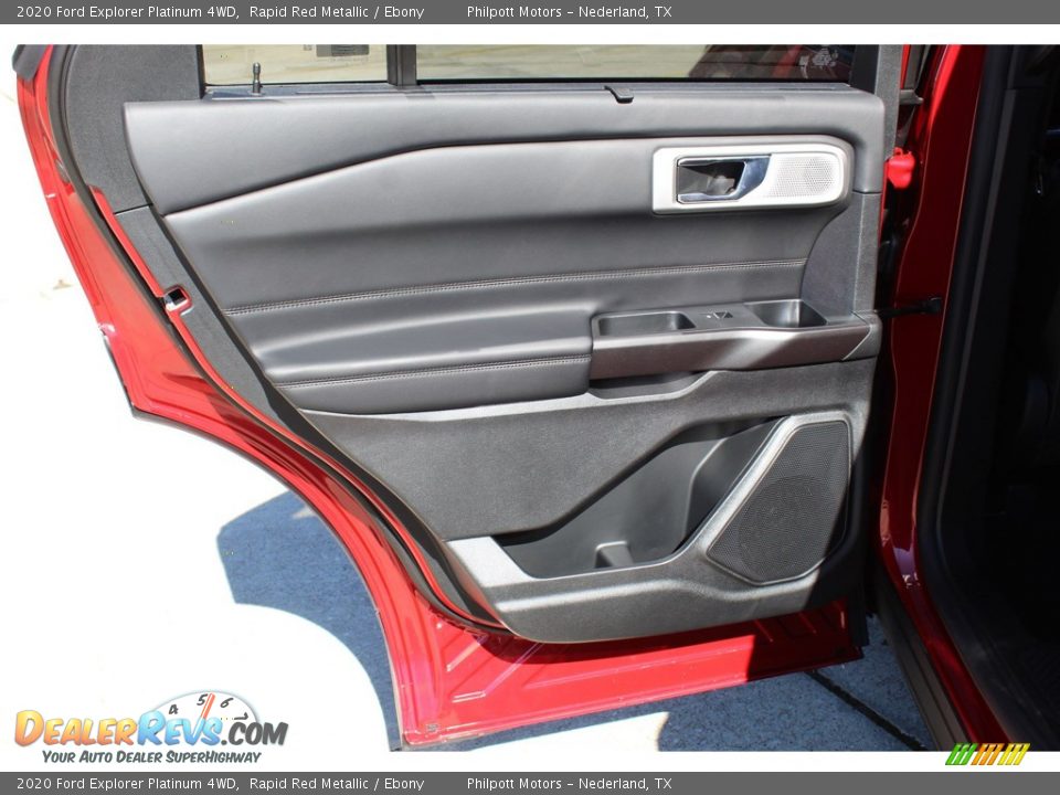 2020 Ford Explorer Platinum 4WD Rapid Red Metallic / Ebony Photo #20