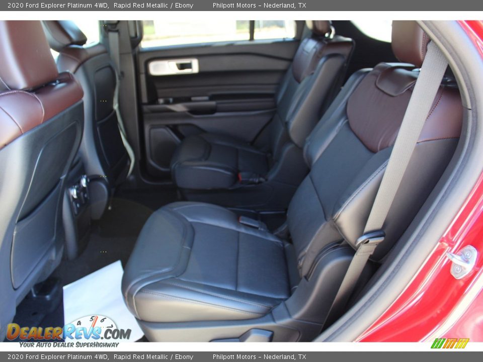 2020 Ford Explorer Platinum 4WD Rapid Red Metallic / Ebony Photo #21