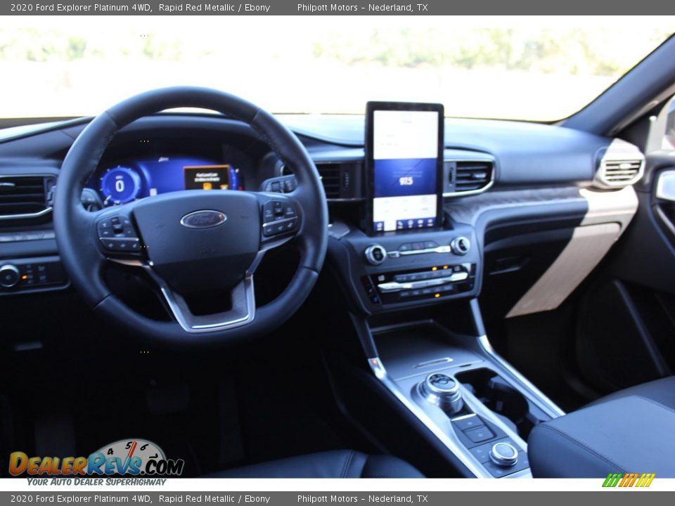 2020 Ford Explorer Platinum 4WD Rapid Red Metallic / Ebony Photo #22