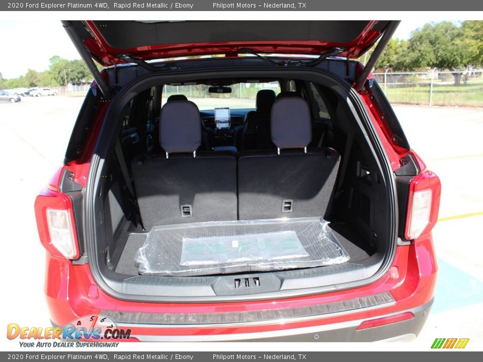 2020 Ford Explorer Platinum 4WD Rapid Red Metallic / Ebony Photo #25
