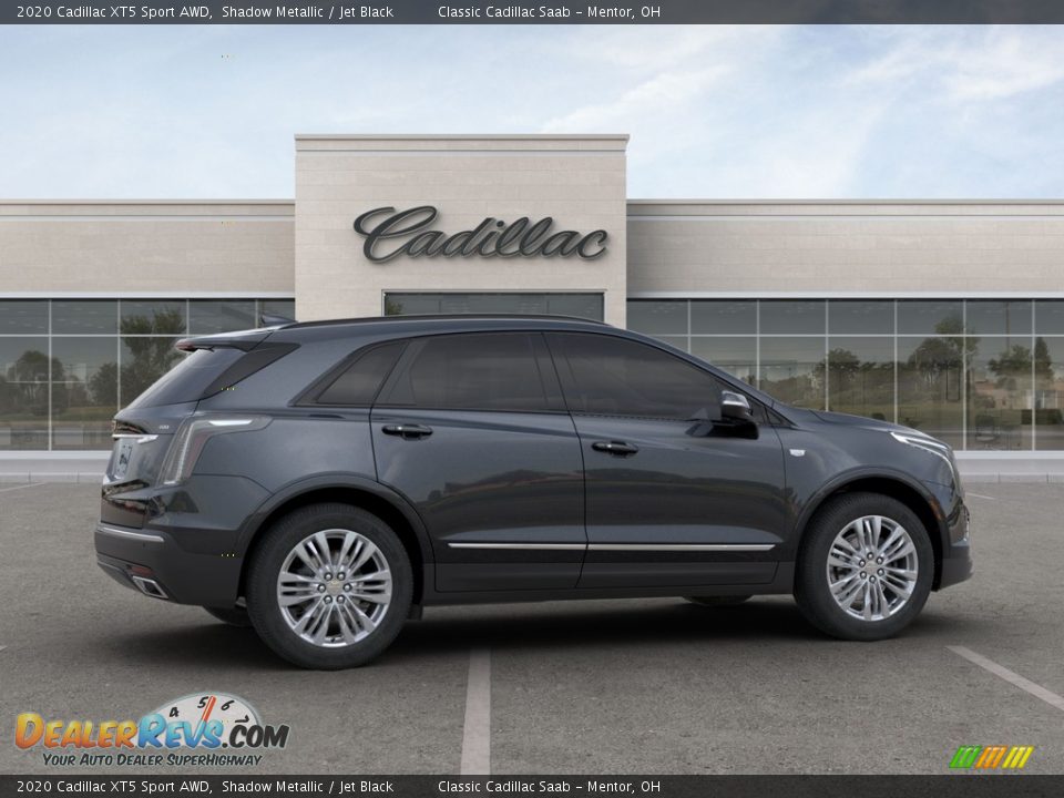 2020 Cadillac XT5 Sport AWD Shadow Metallic / Jet Black Photo #7