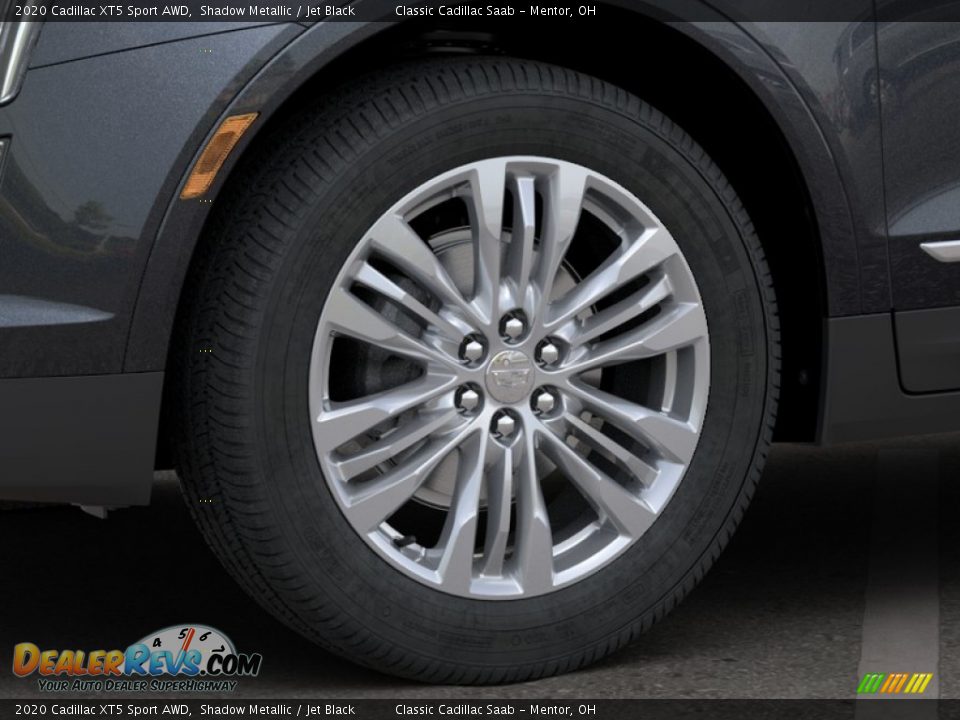 2020 Cadillac XT5 Sport AWD Shadow Metallic / Jet Black Photo #9