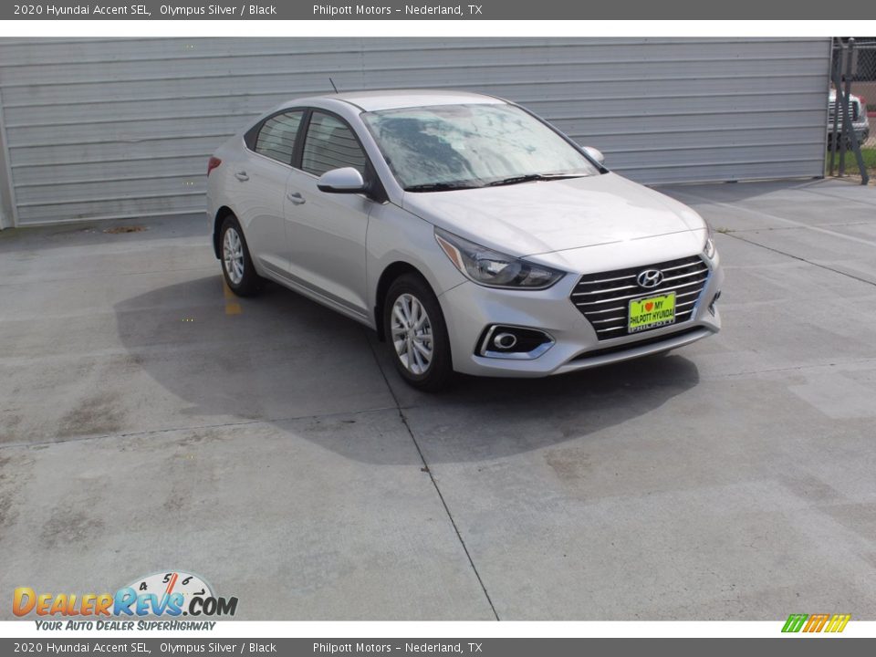 2020 Hyundai Accent SEL Olympus Silver / Black Photo #2