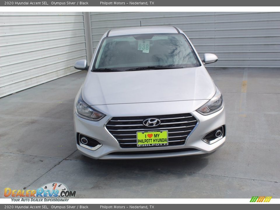 2020 Hyundai Accent SEL Olympus Silver / Black Photo #3