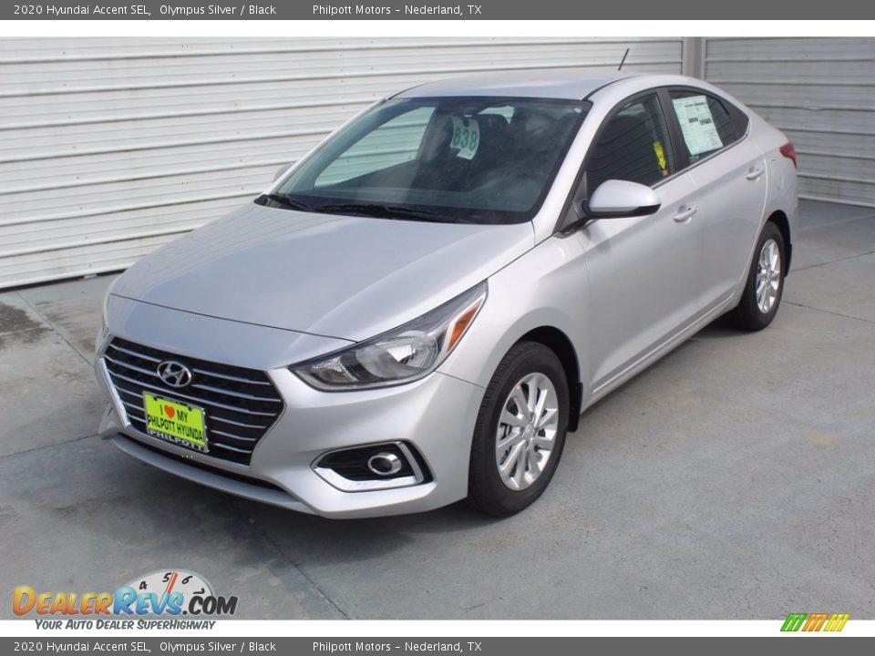 2020 Hyundai Accent SEL Olympus Silver / Black Photo #4