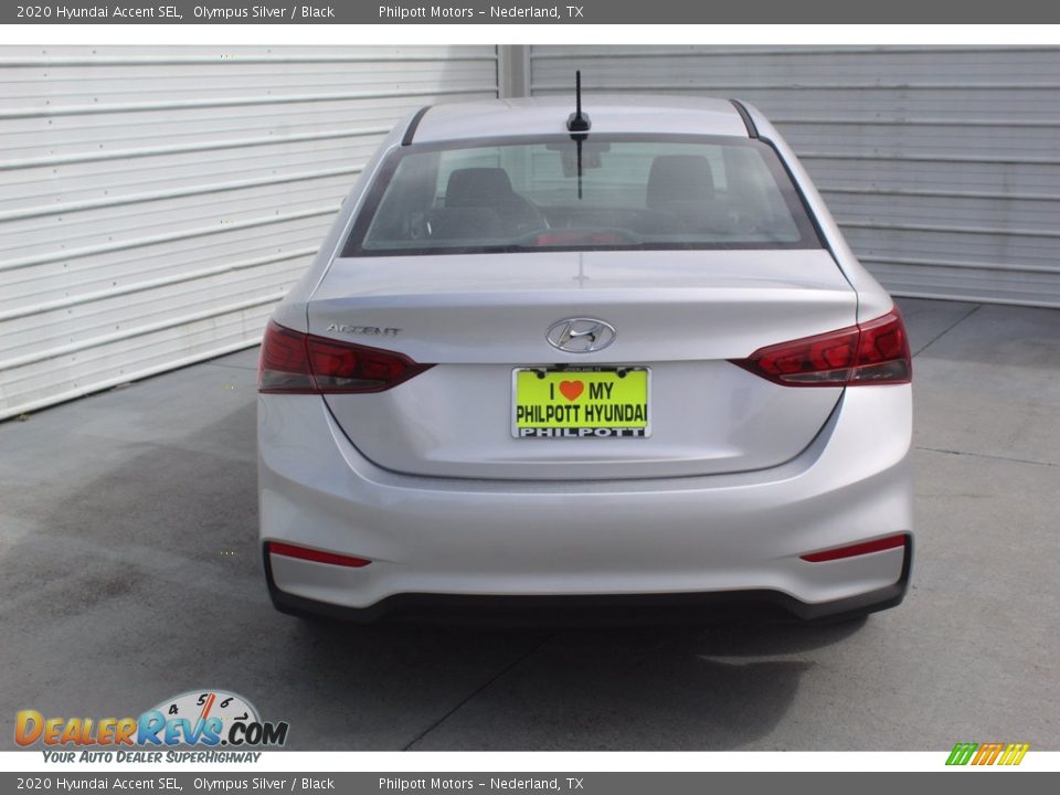 2020 Hyundai Accent SEL Olympus Silver / Black Photo #7