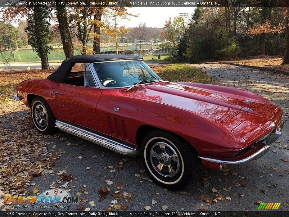 Rally Red 1966 Chevrolet Corvette Sting Ray Convertible Photo #1