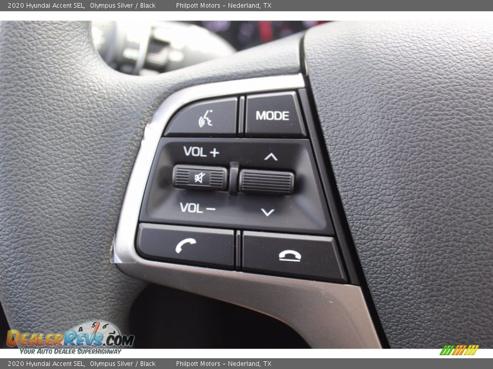 2020 Hyundai Accent SEL Olympus Silver / Black Photo #11