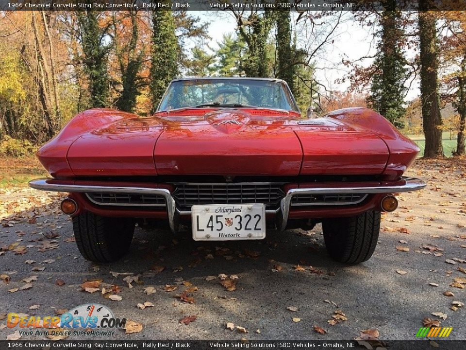 1966 Chevrolet Corvette Sting Ray Convertible Rally Red / Black Photo #4