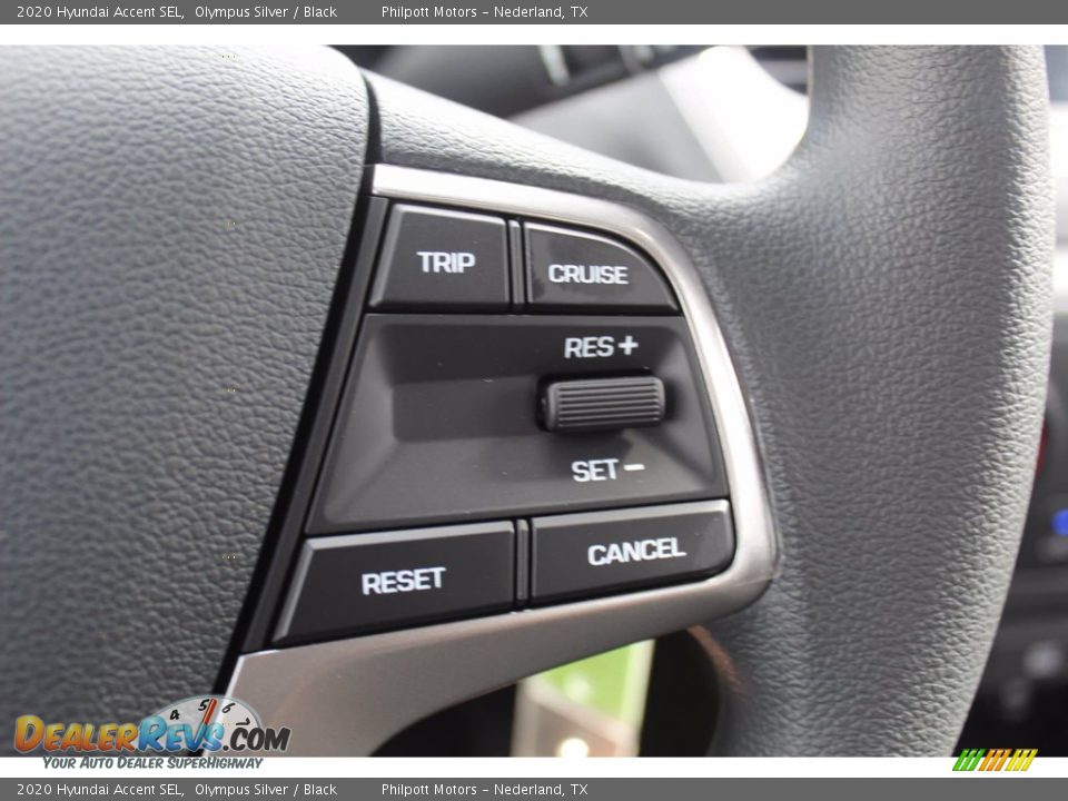 2020 Hyundai Accent SEL Olympus Silver / Black Photo #12