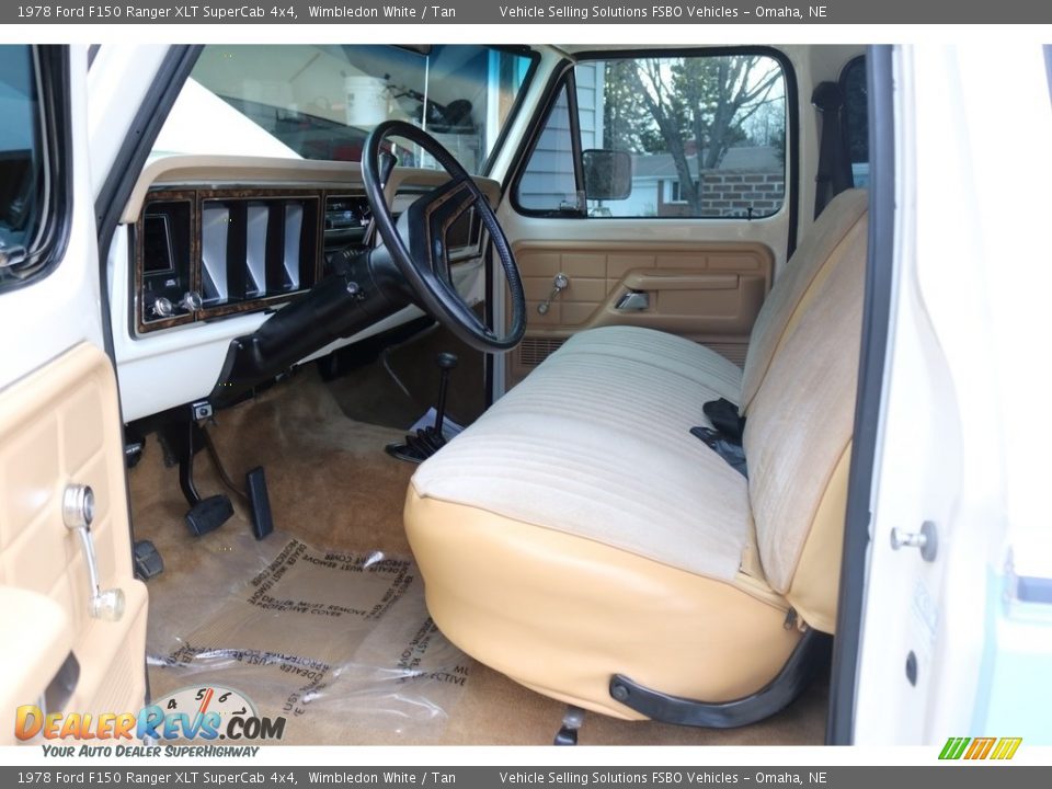 Tan Interior - 1978 Ford F150 Ranger XLT SuperCab 4x4 Photo #2