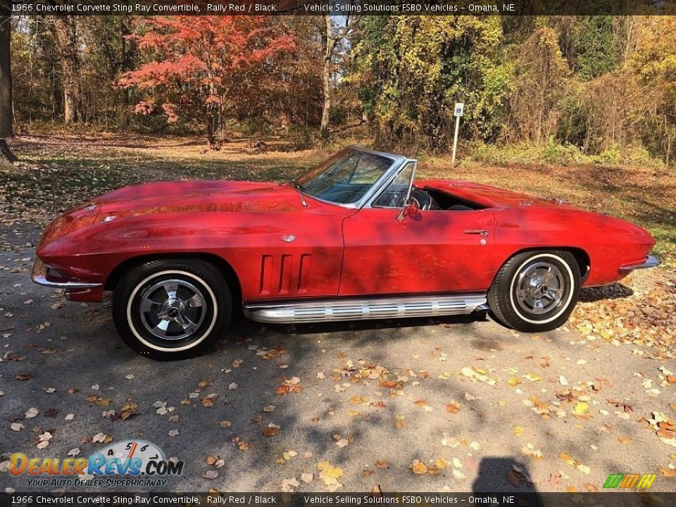 Rally Red 1966 Chevrolet Corvette Sting Ray Convertible Photo #5