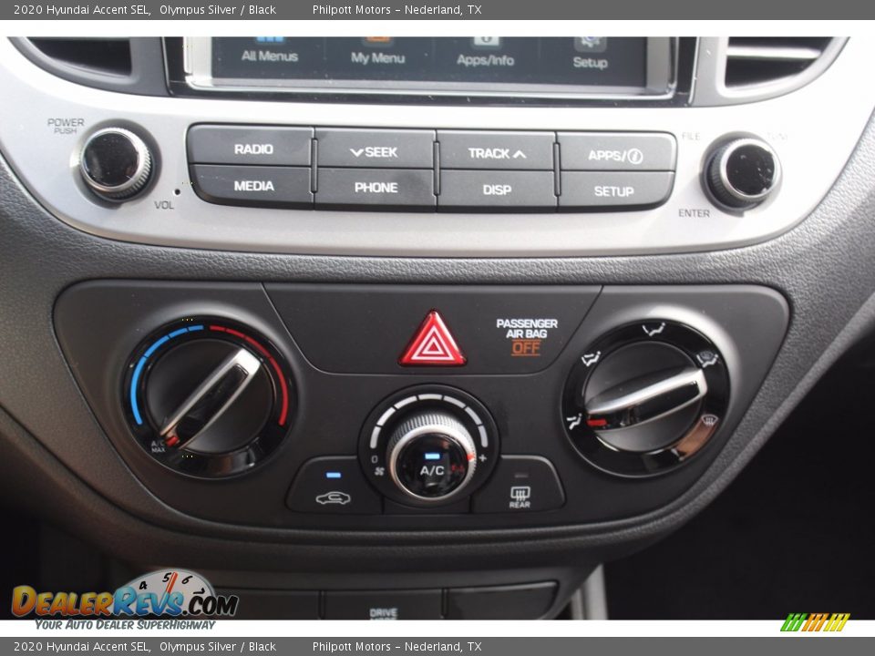 2020 Hyundai Accent SEL Olympus Silver / Black Photo #16