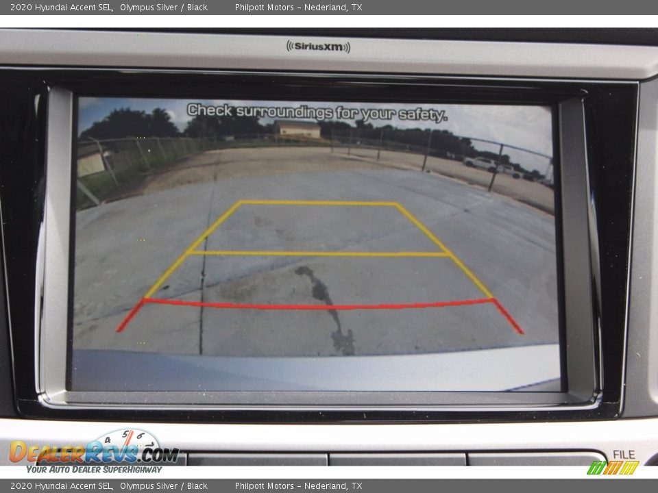 2020 Hyundai Accent SEL Olympus Silver / Black Photo #17