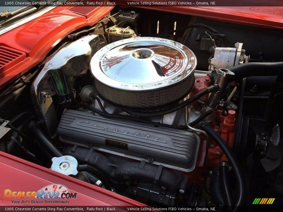 1966 Chevrolet Corvette Sting Ray Convertible 327 cid V8 Engine Photo #9