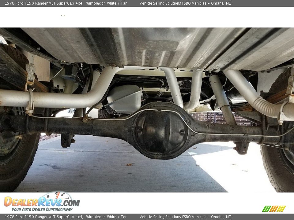 Undercarriage of 1978 Ford F150 Ranger XLT SuperCab 4x4 Photo #11