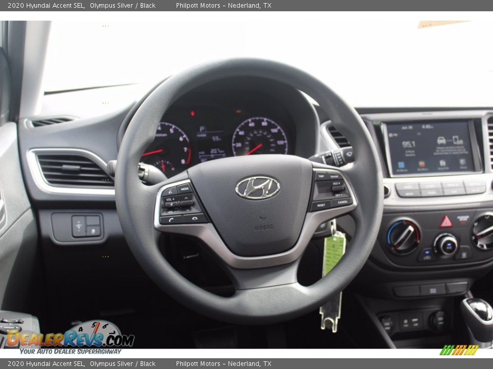 2020 Hyundai Accent SEL Olympus Silver / Black Photo #21