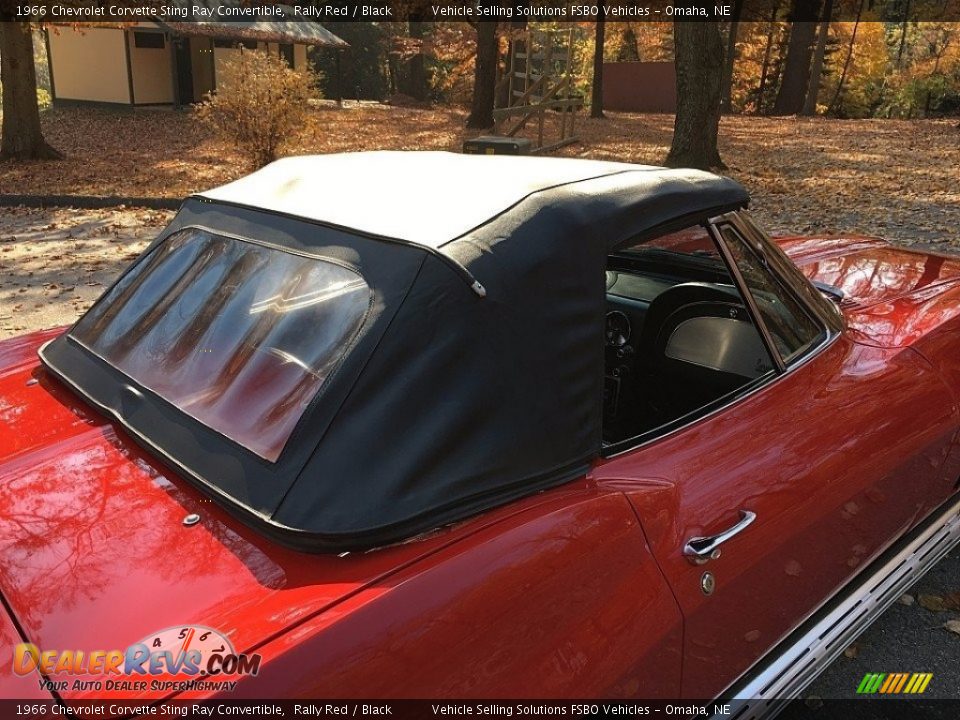 1966 Chevrolet Corvette Sting Ray Convertible Rally Red / Black Photo #15