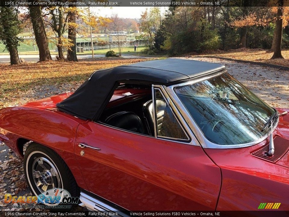 1966 Chevrolet Corvette Sting Ray Convertible Rally Red / Black Photo #16