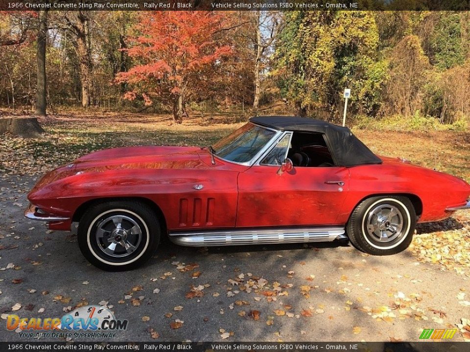 1966 Chevrolet Corvette Sting Ray Convertible Rally Red / Black Photo #17