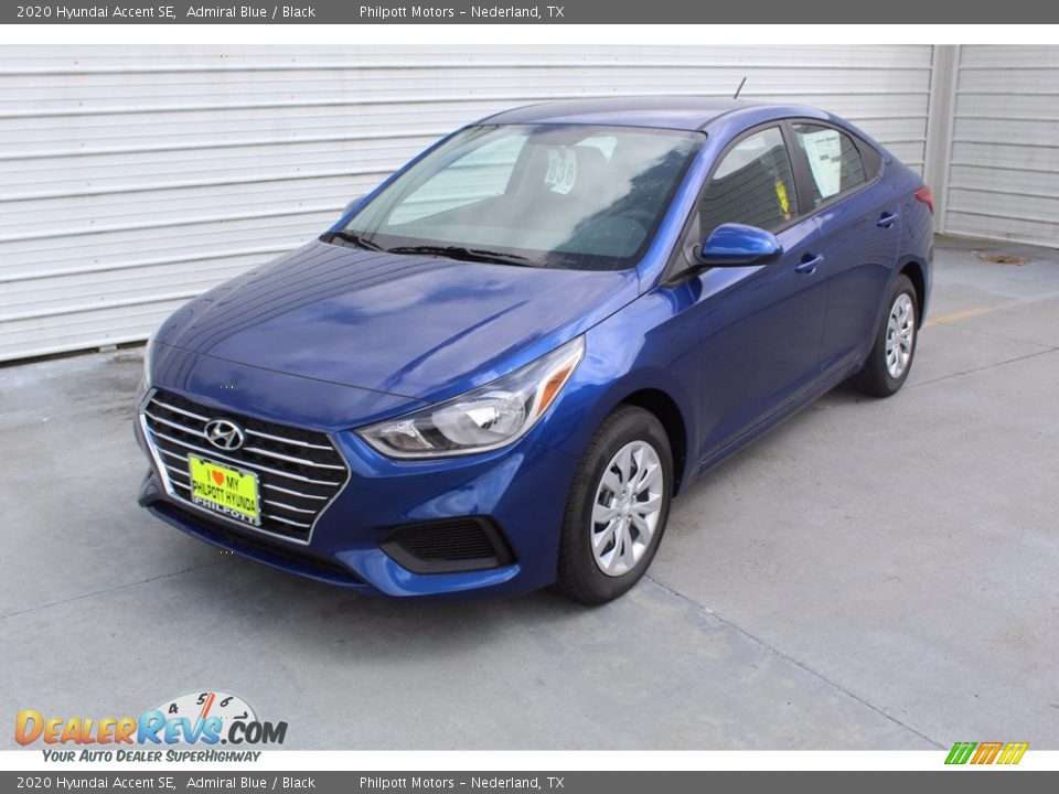 2020 Hyundai Accent SE Admiral Blue / Black Photo #4