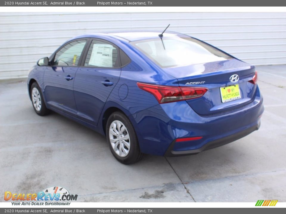 2020 Hyundai Accent SE Admiral Blue / Black Photo #6