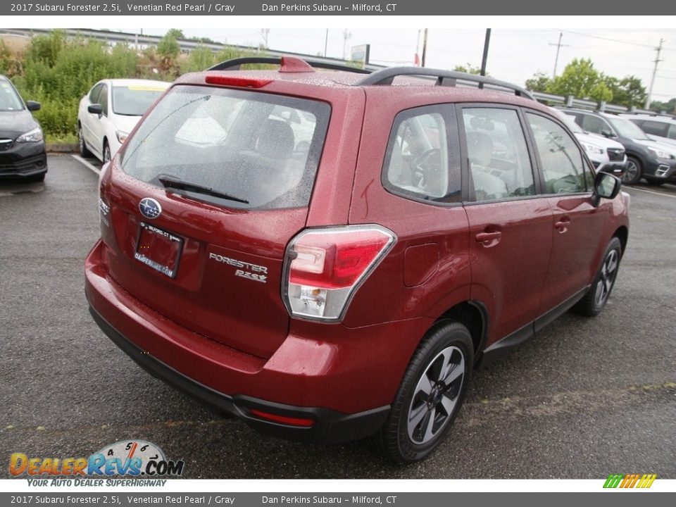 2017 Subaru Forester 2.5i Venetian Red Pearl / Gray Photo #5