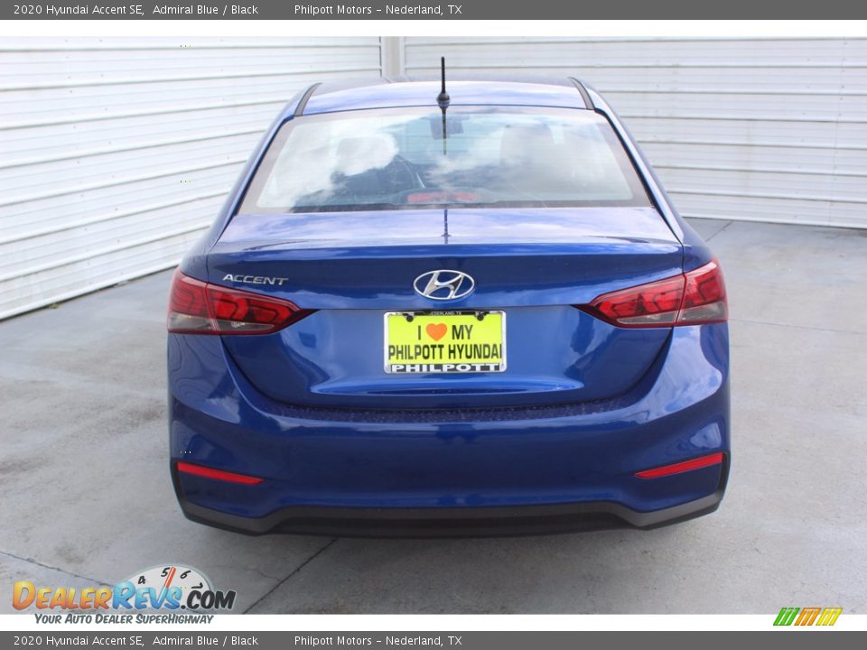 2020 Hyundai Accent SE Admiral Blue / Black Photo #7