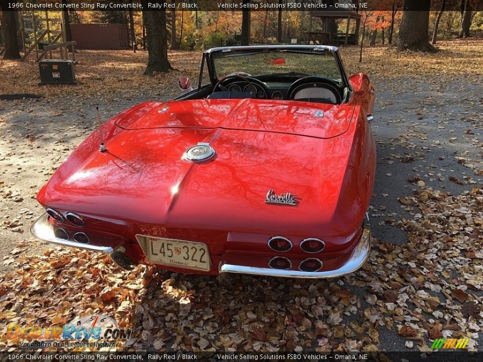 1966 Chevrolet Corvette Sting Ray Convertible Rally Red / Black Photo #20