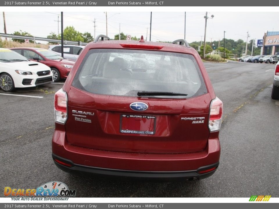 2017 Subaru Forester 2.5i Venetian Red Pearl / Gray Photo #6