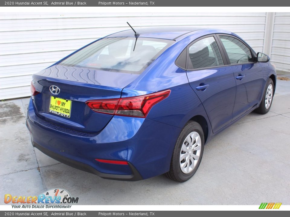 2020 Hyundai Accent SE Admiral Blue / Black Photo #8
