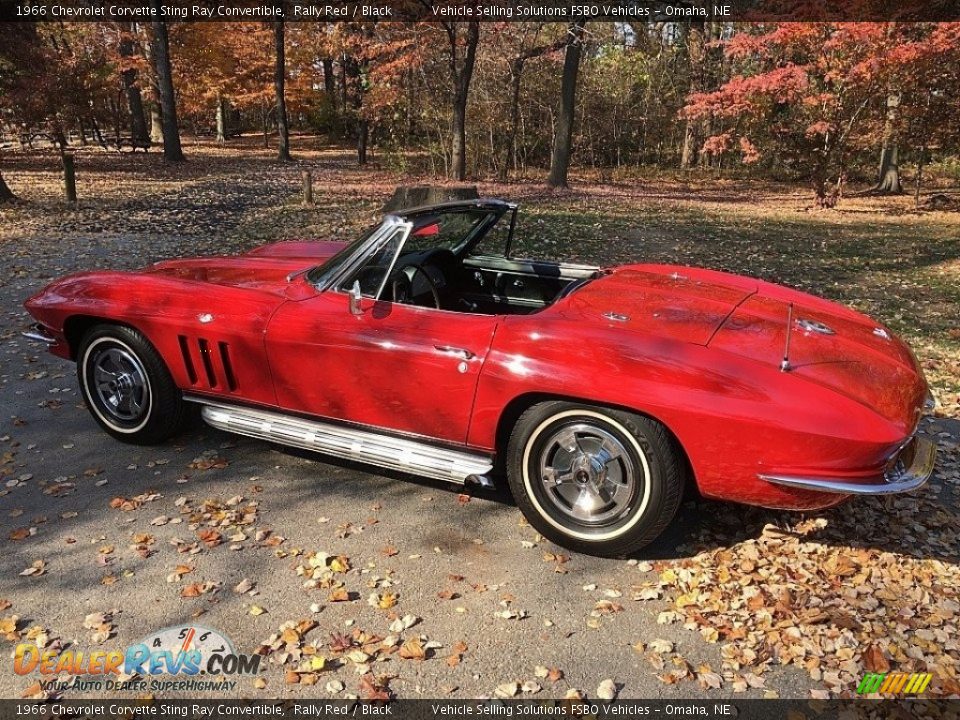 1966 Chevrolet Corvette Sting Ray Convertible Rally Red / Black Photo #21