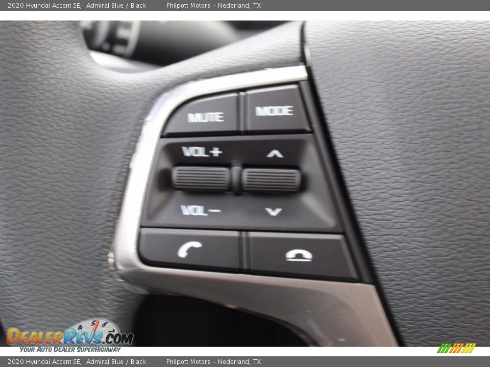 2020 Hyundai Accent SE Admiral Blue / Black Photo #11