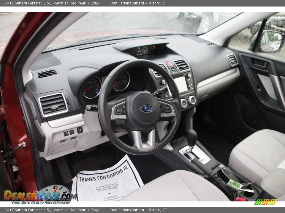 2017 Subaru Forester 2.5i Venetian Red Pearl / Gray Photo #10