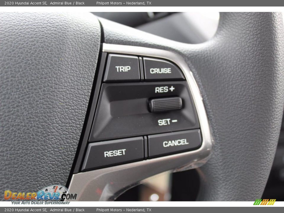 2020 Hyundai Accent SE Admiral Blue / Black Photo #12