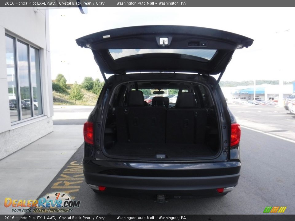 2016 Honda Pilot EX-L AWD Crystal Black Pearl / Gray Photo #27