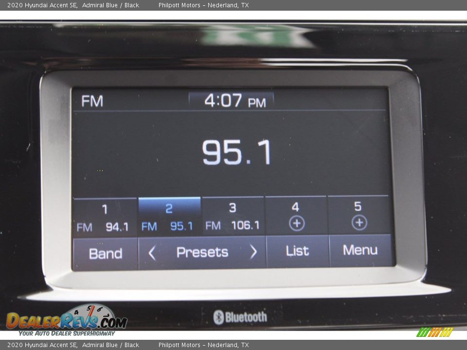 2020 Hyundai Accent SE Admiral Blue / Black Photo #15