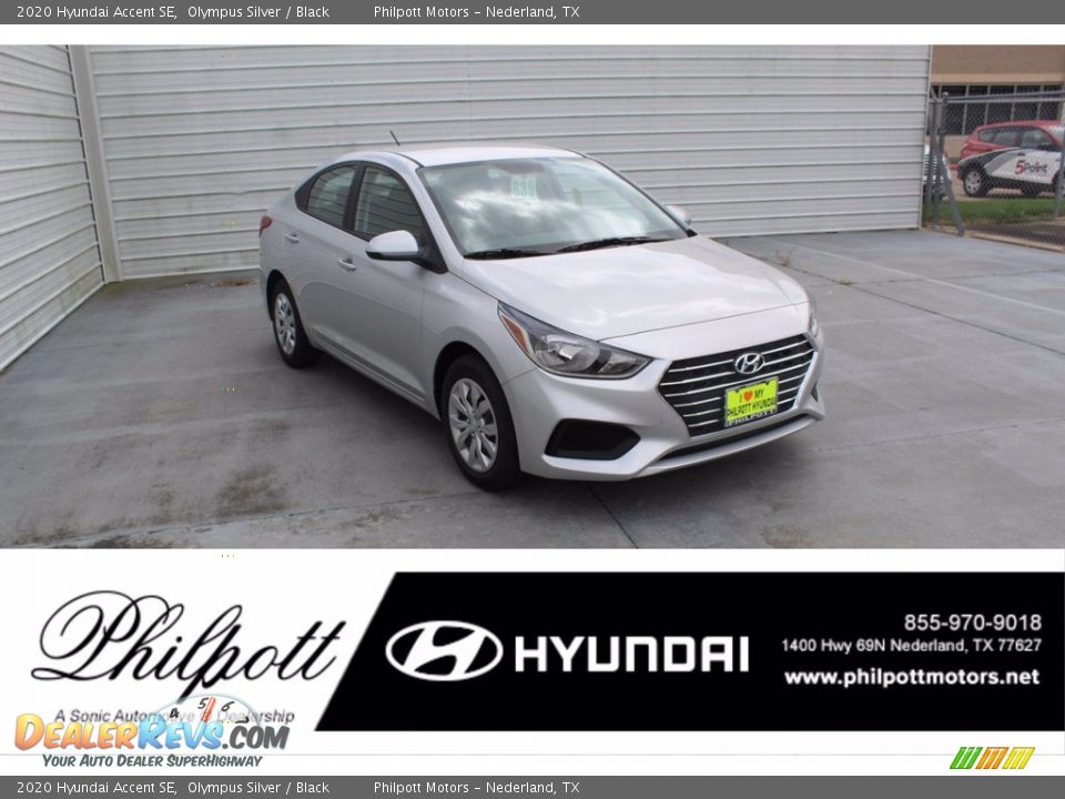 2020 Hyundai Accent SE Olympus Silver / Black Photo #1
