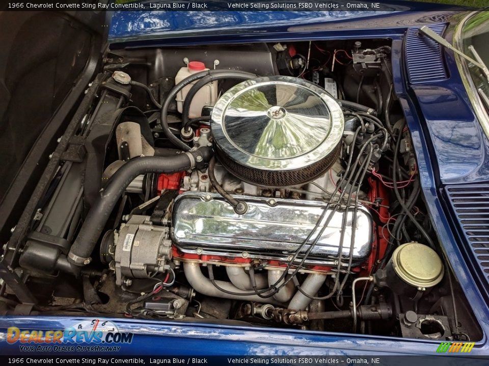 1966 Chevrolet Corvette Sting Ray Convertible Laguna Blue / Black Photo #3