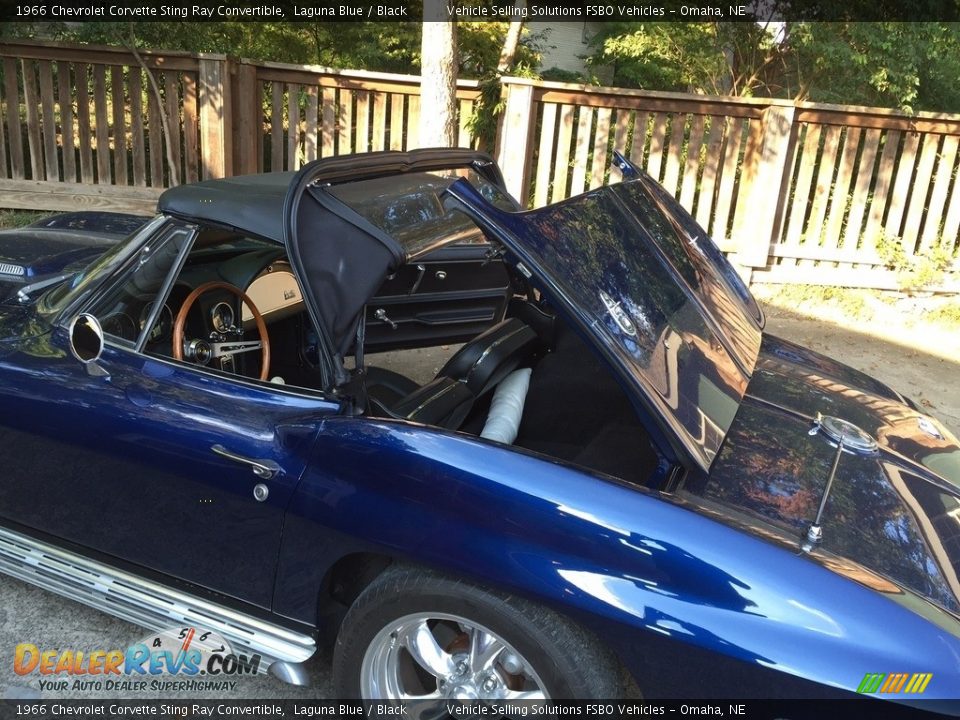 1966 Chevrolet Corvette Sting Ray Convertible Laguna Blue / Black Photo #7