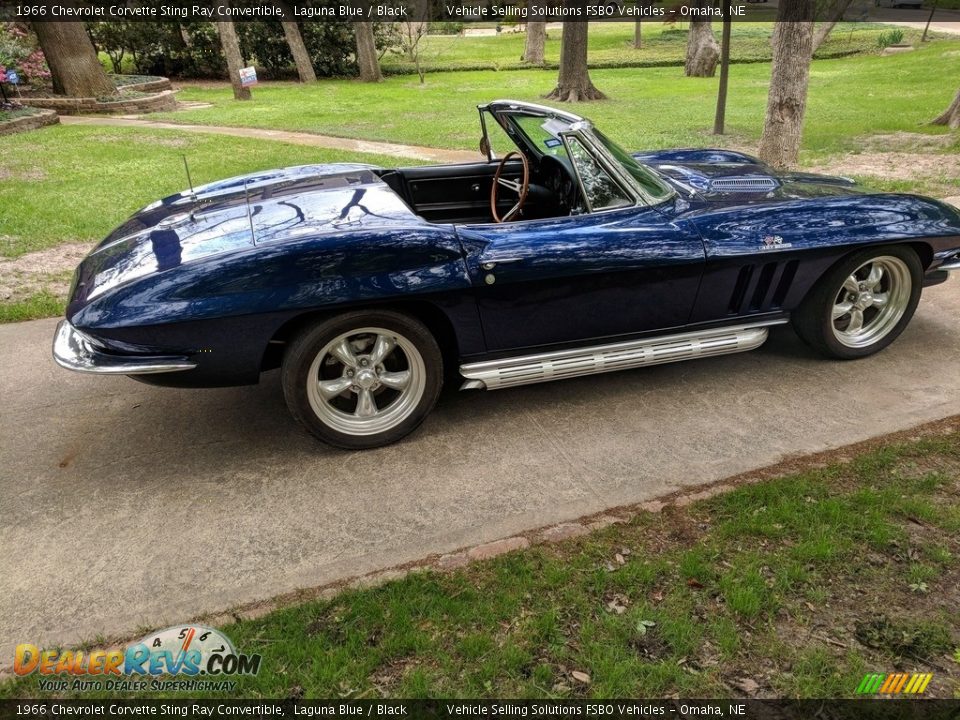 1966 Chevrolet Corvette Sting Ray Convertible Laguna Blue / Black Photo #8