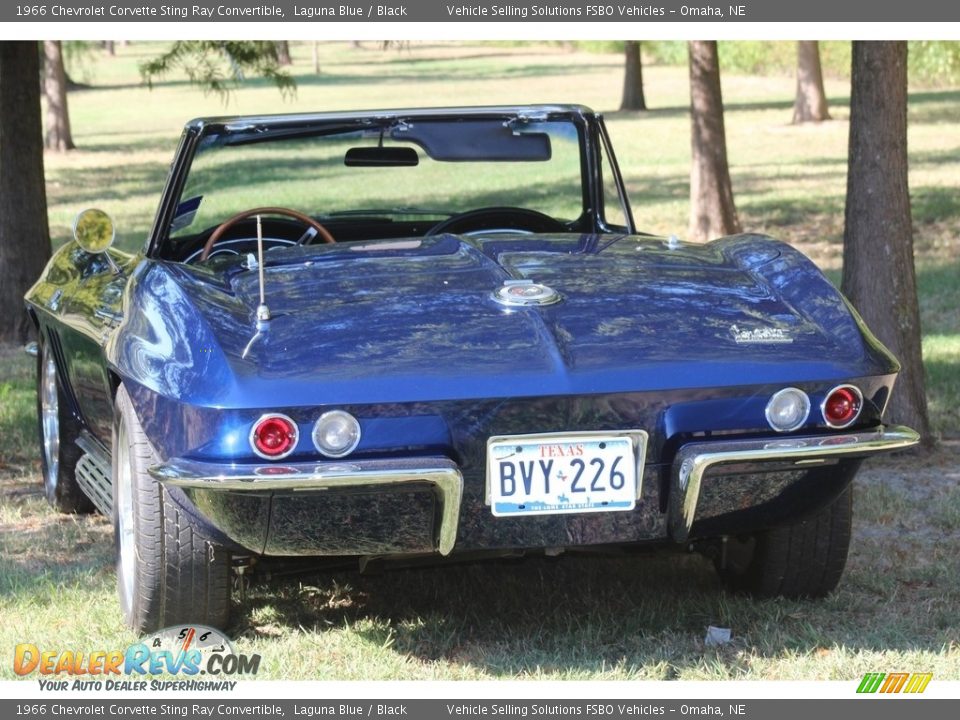 1966 Chevrolet Corvette Sting Ray Convertible Laguna Blue / Black Photo #9