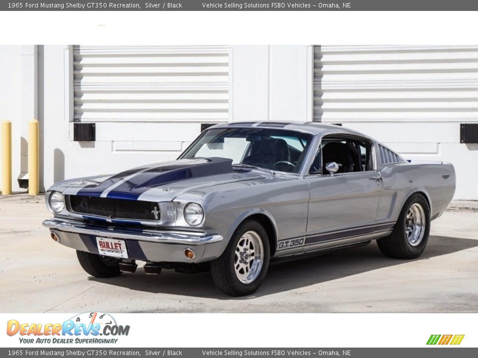 1965 Ford Mustang Shelby GT350 Recreation Silver / Black Photo #1