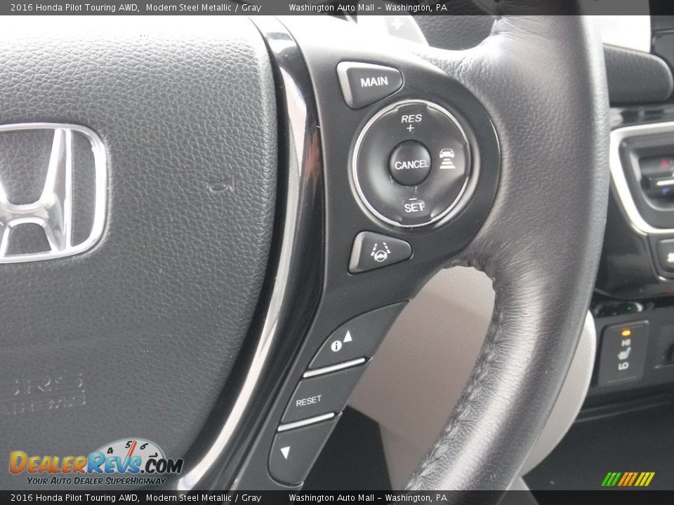 2016 Honda Pilot Touring AWD Steering Wheel Photo #27