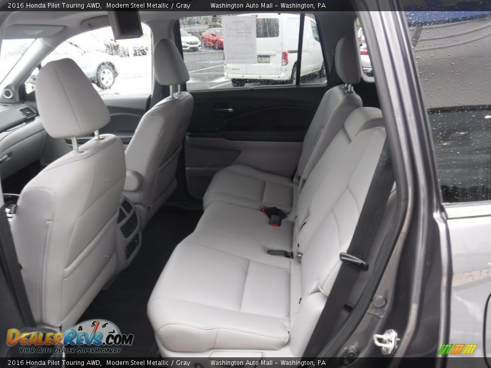 Rear Seat of 2016 Honda Pilot Touring AWD Photo #28