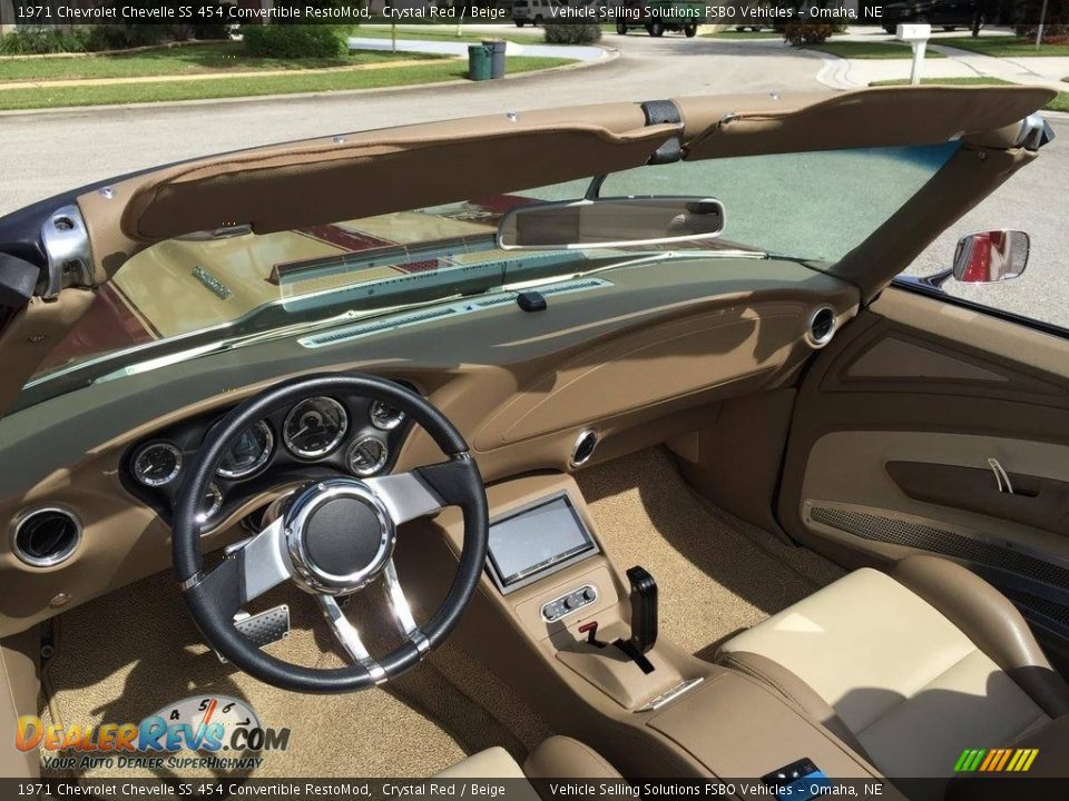 Dashboard of 1971 Chevrolet Chevelle SS 454 Convertible RestoMod Photo #12