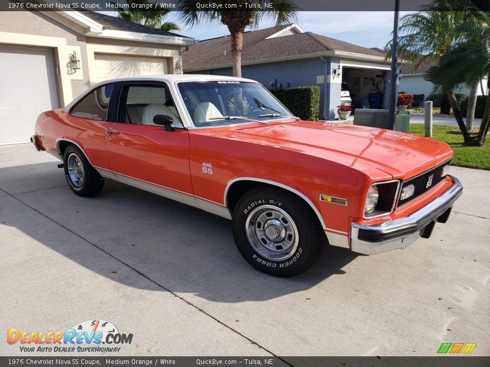 Medium Orange 1976 Chevrolet Nova SS Coupe Photo #4