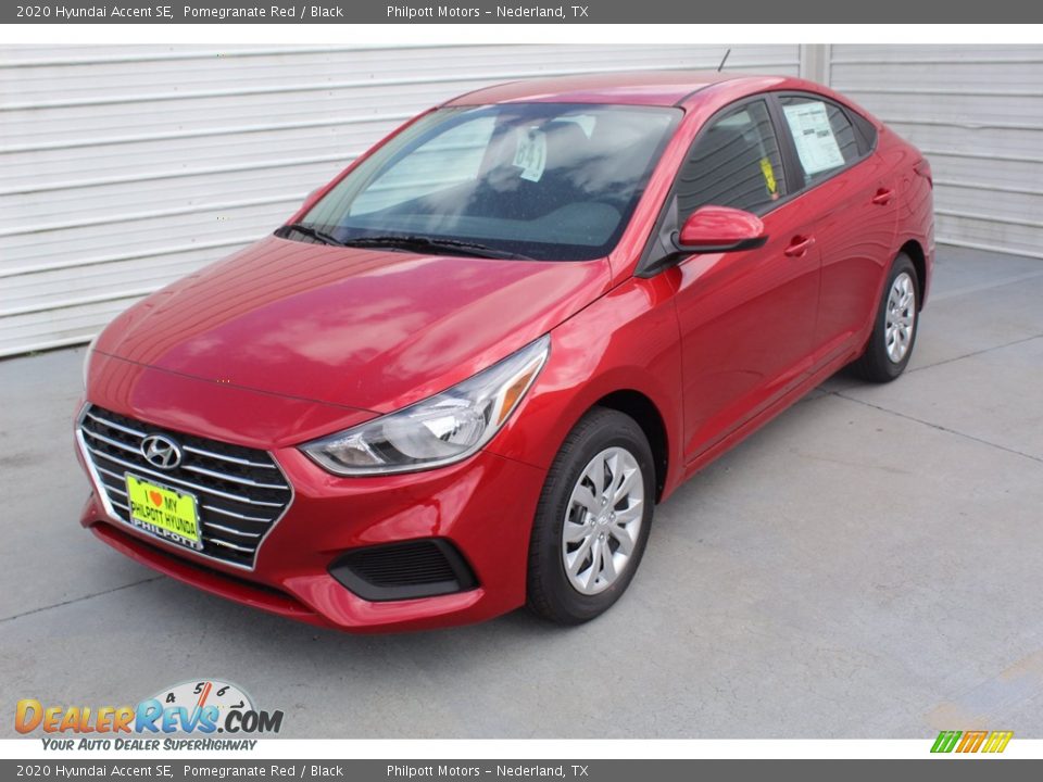 2020 Hyundai Accent SE Pomegranate Red / Black Photo #4